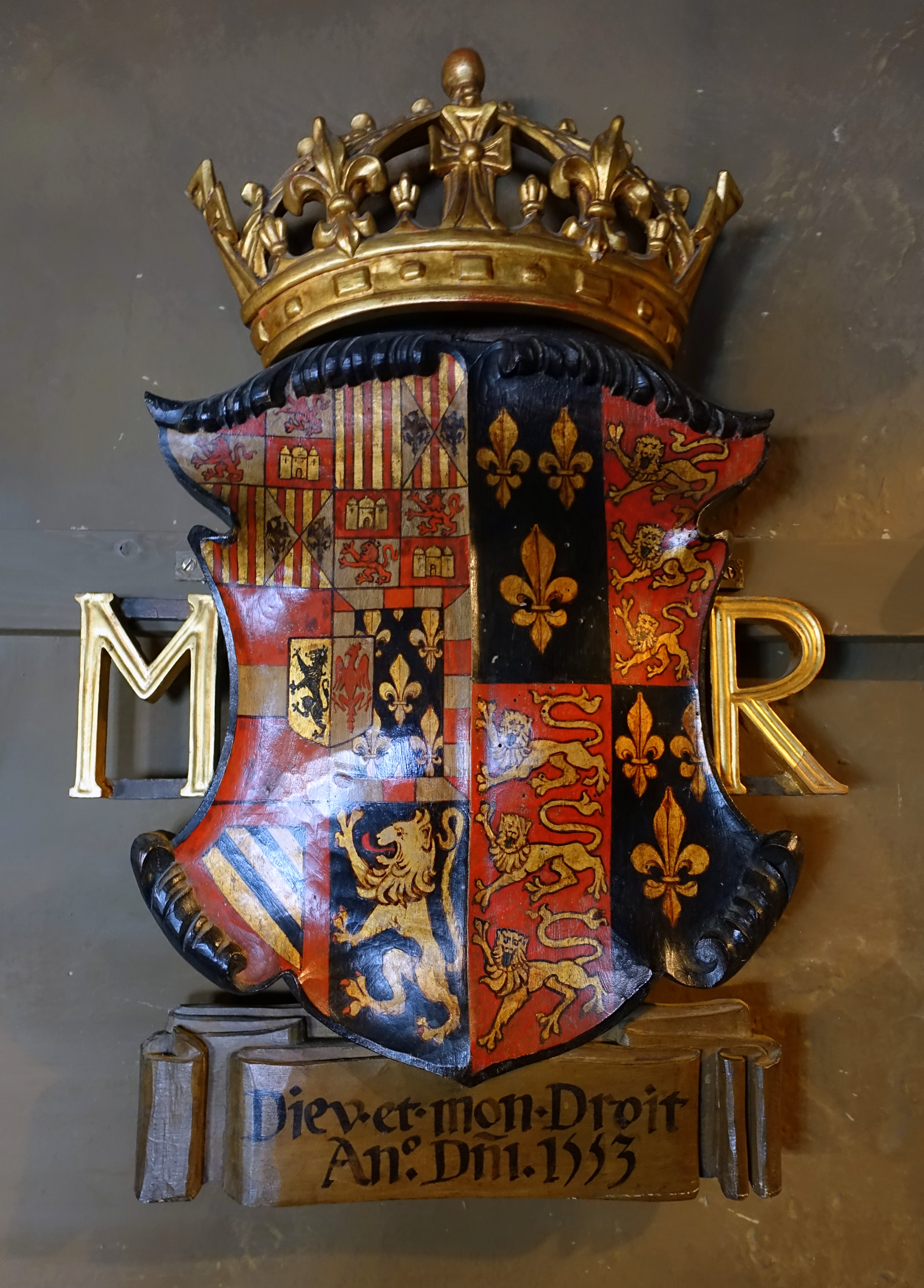 Mary and Philip Coat of Arms