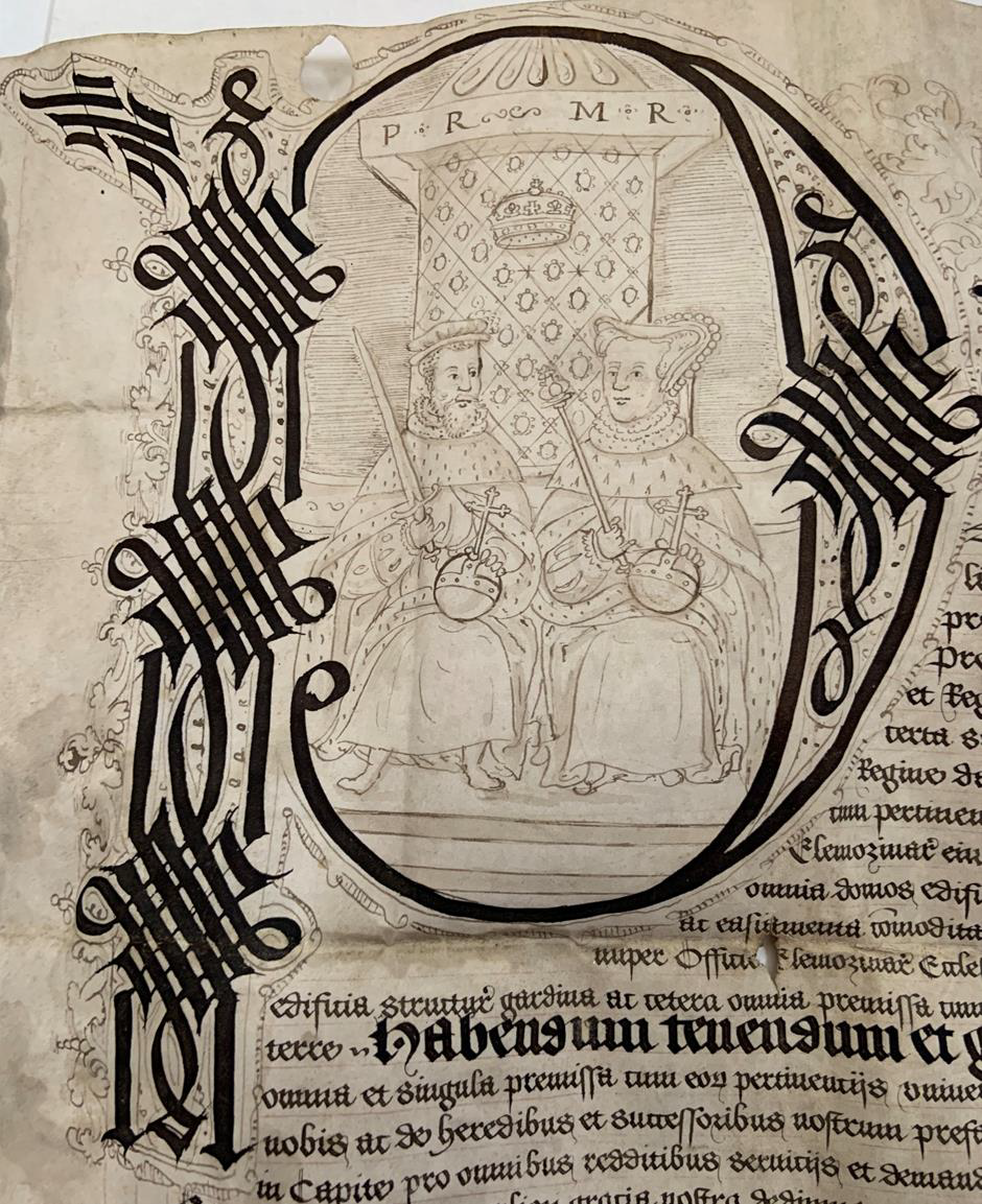 Grant to Cardinal Pole for a house in the Cathedral precincts formerly used as the mint, 14th June 1557