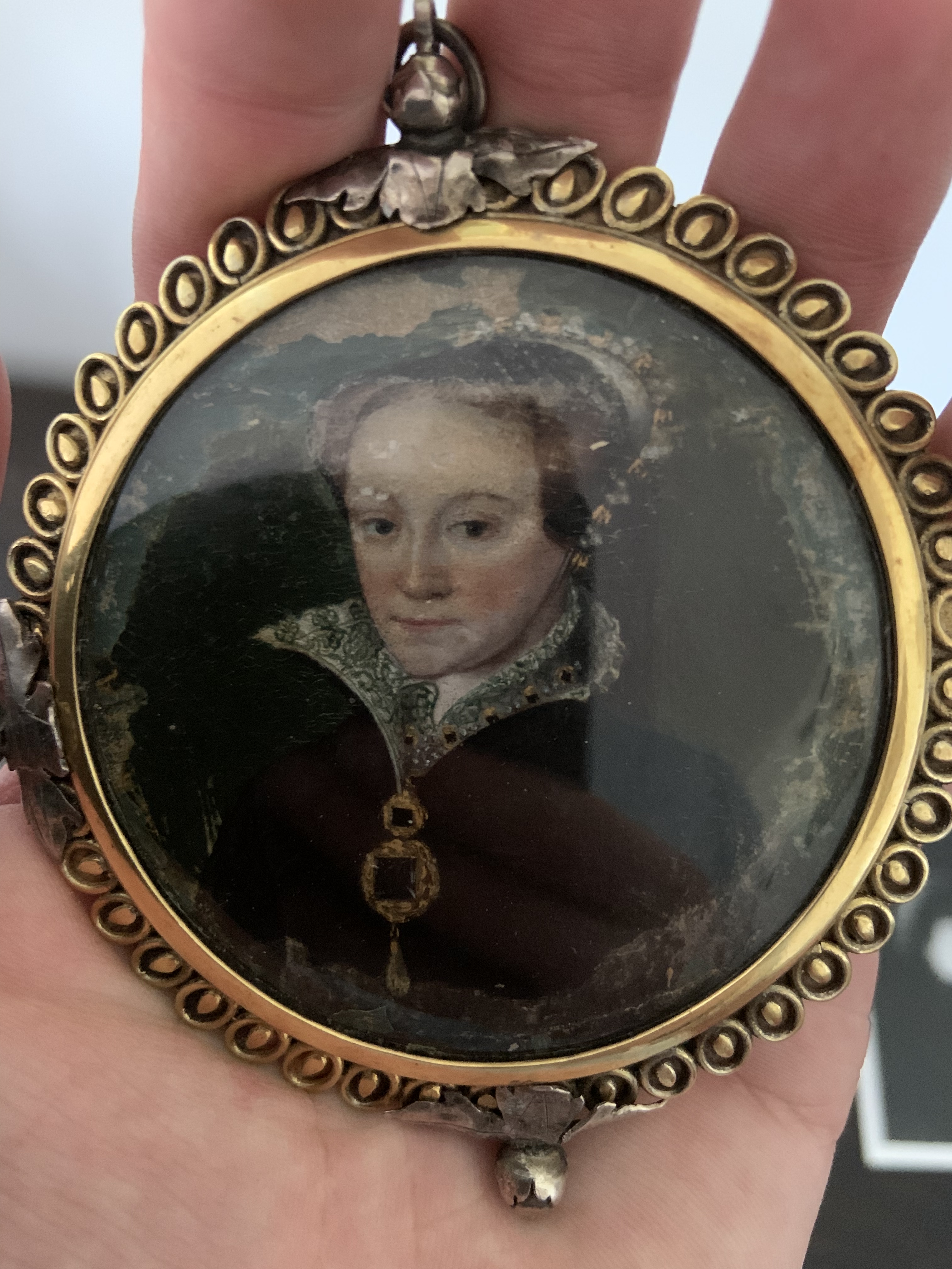 Hever Castle Mary I miniature