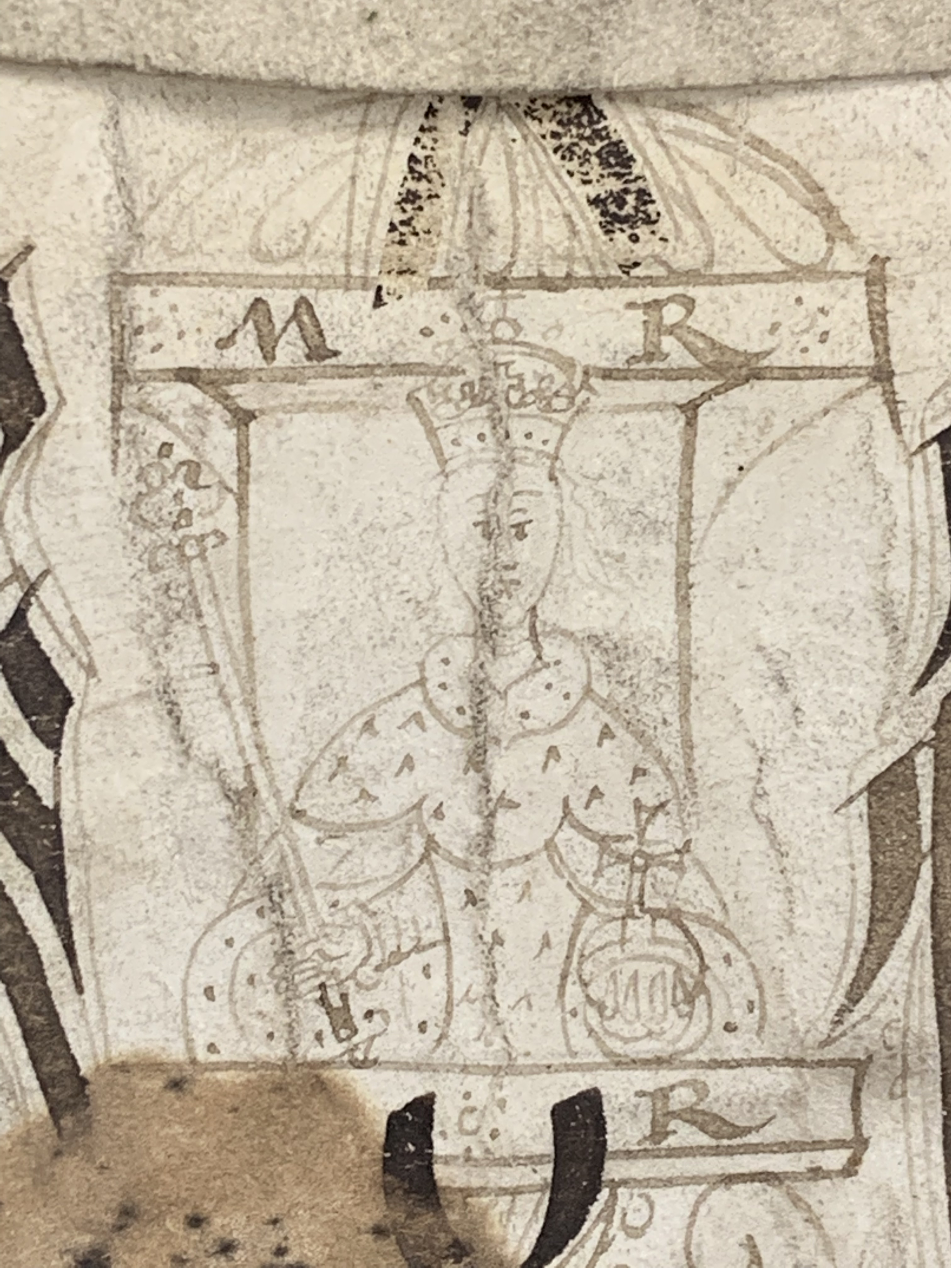 Grant depicting Mary I